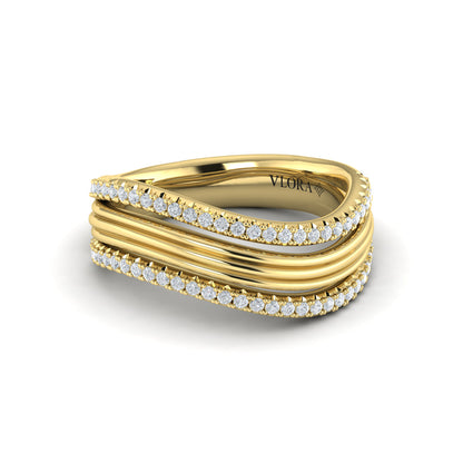 Triple Wave Ring