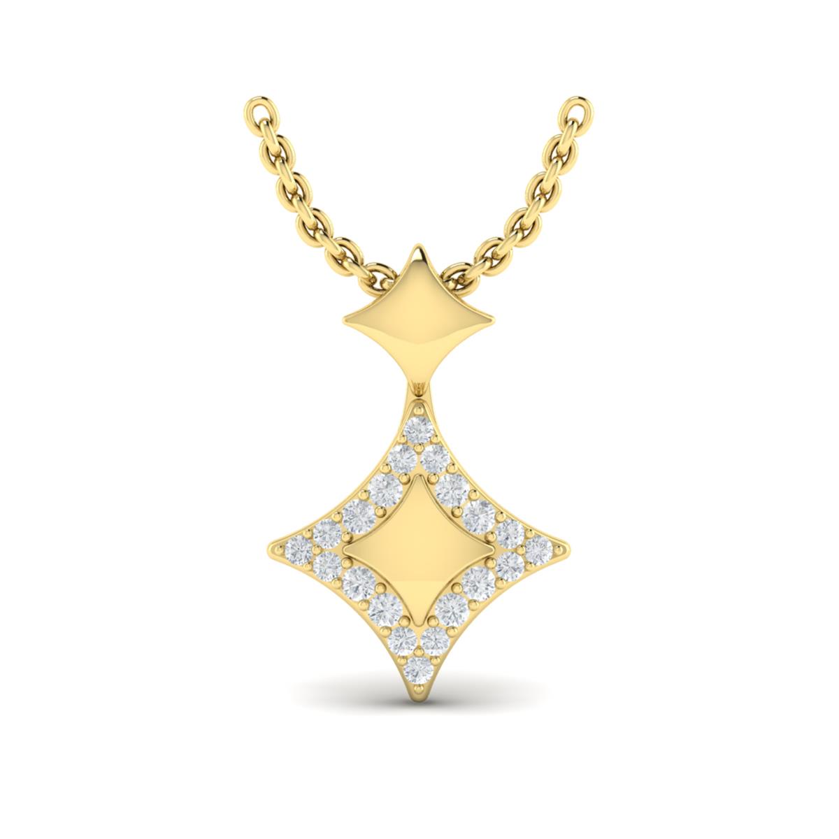 Diamond Vlora Star Pendant Necklace