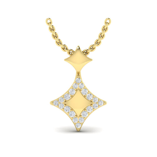 Diamond Vlora Star Pendant Necklace