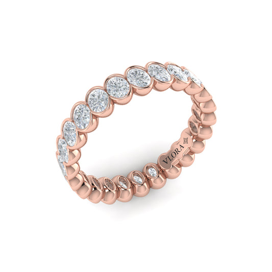 Endless Oval Eternity Ring