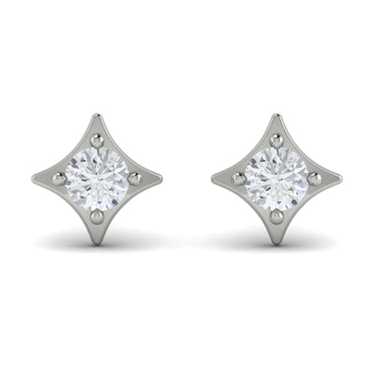 Diamond Vlora Star Stud Earrings