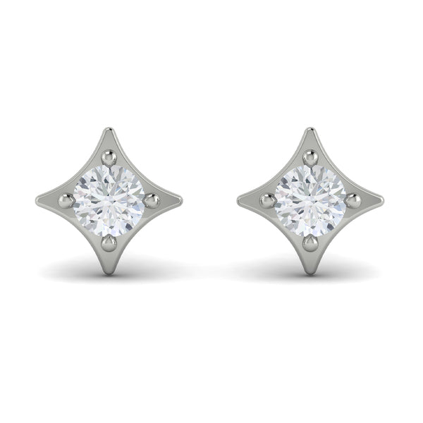 Diamond Vlora Star Stud Earrings