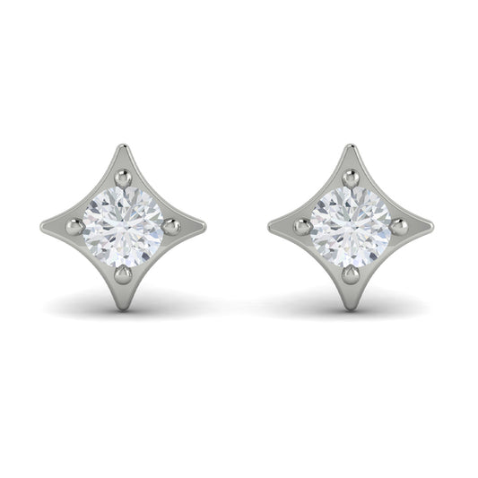 Diamond Earrings from ESTRELLA Collection in Platinum