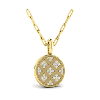 Star Diamonds and Diamond Pendant Necklace