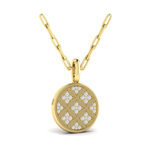 Star Diamonds and Diamond Pendant Necklace