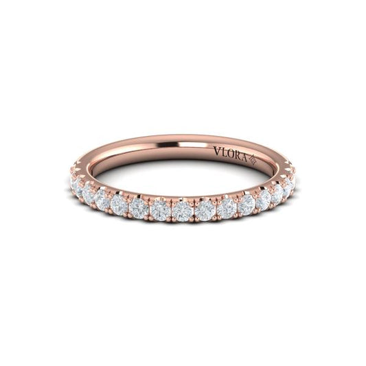 Matching Band for Bold Cathedral Round Diamond Engagement Ring