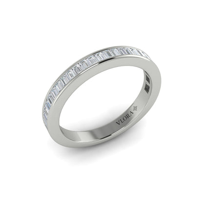 Matching Bands Wedding Band in Platinum by Vlora Bridal