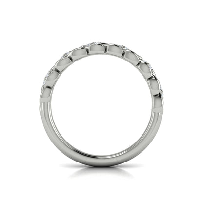 Stackable Bands Wedding Band in Platinum by Vlora Bridal