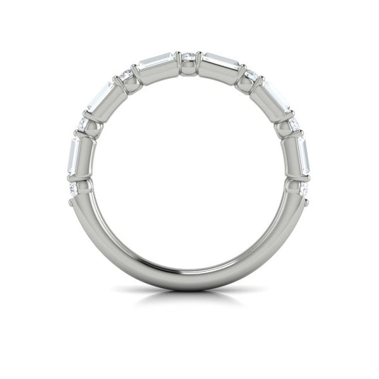 Matching Bands Wedding Band in Platinum by Vlora Bridal