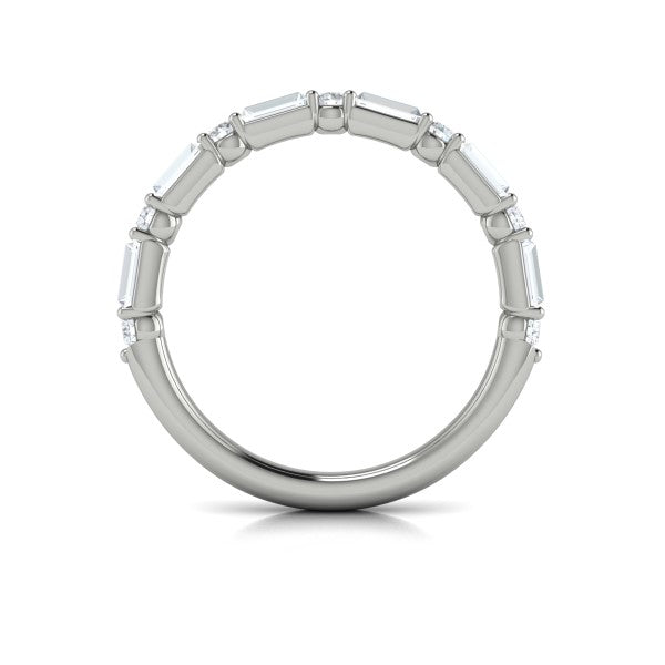 Matching Bands Wedding Band in Platinum by Vlora Bridal