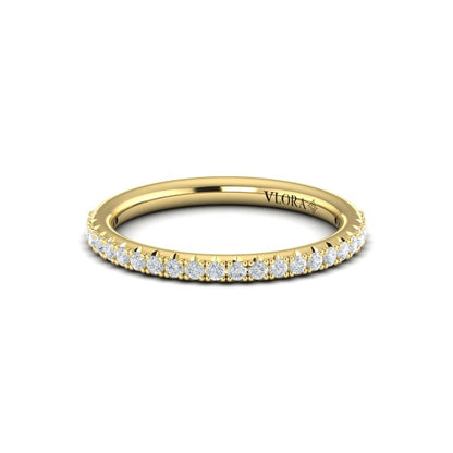 Matching Bands Wedding Band in 14K Yellow Gold by Vlora Bridal