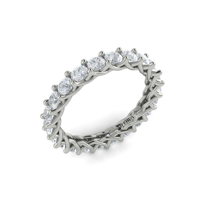Eternity Bands Wedding Band in Platinum by Vlora Bridal