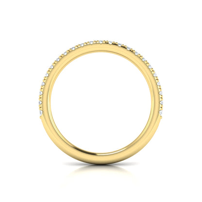 Matching Band for Faceted Elegance Engagement Ring