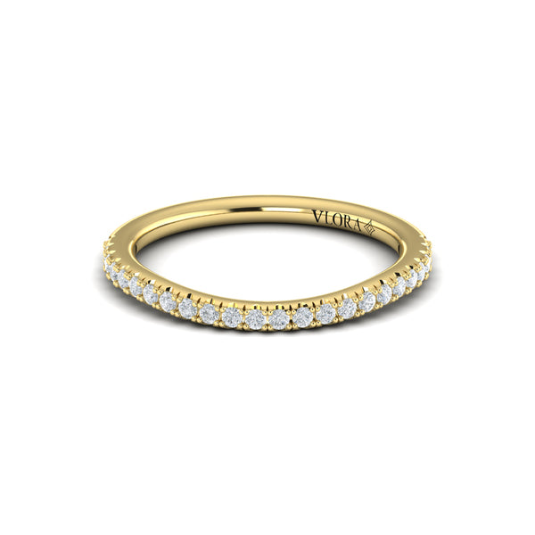 Matching Band for Corsage Halo Oval Engagement Ring