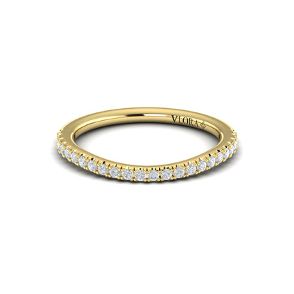 Matching Band for Corsage Halo Oval Engagement Ring