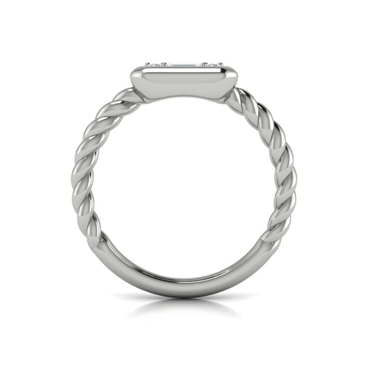 Multi Baguette and Round Diamond Ring