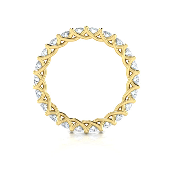 Bold Woven Eternity Ring