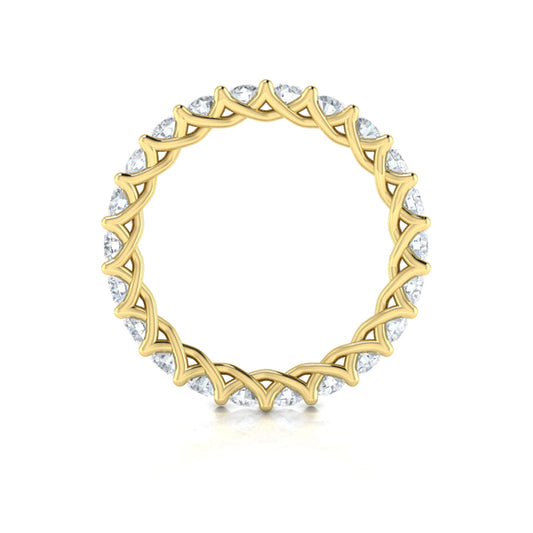 Bold Woven Eternity Ring