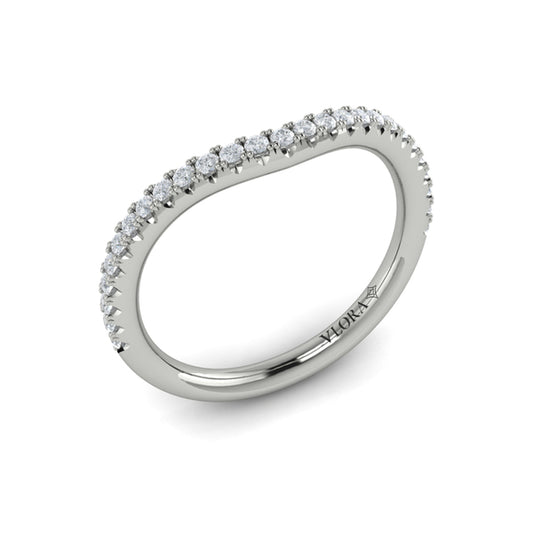 Matching Bands Wedding Band in Platinum by Vlora Bridal