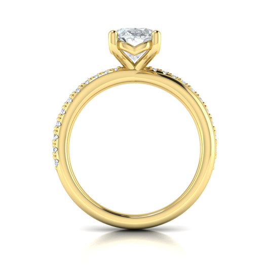 Destiny Oval Engagement Ring