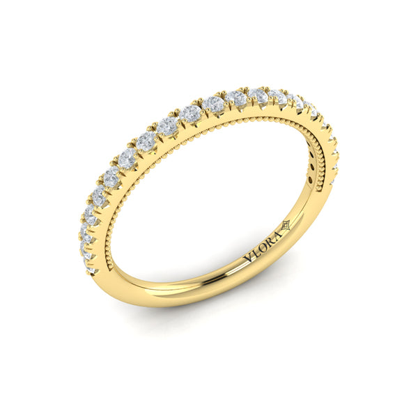 Matching Band for Deco Elegance Halo Oval Engagement Ring