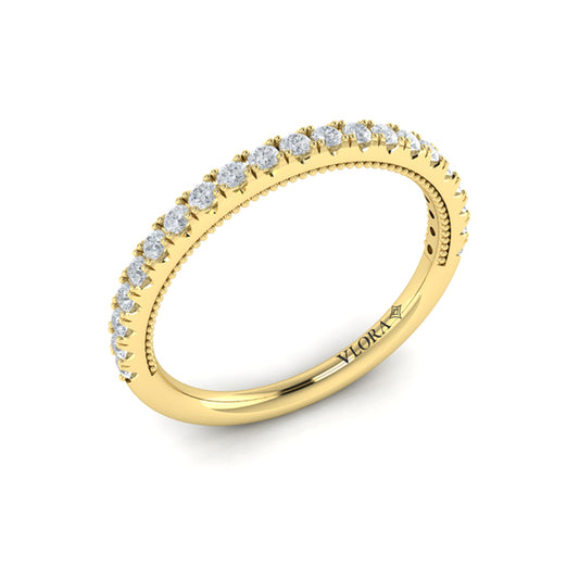 Matching Band for Deco Elegance Halo Oval Engagement Ring