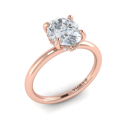 Promise Solitaire Oval Engagement Ring