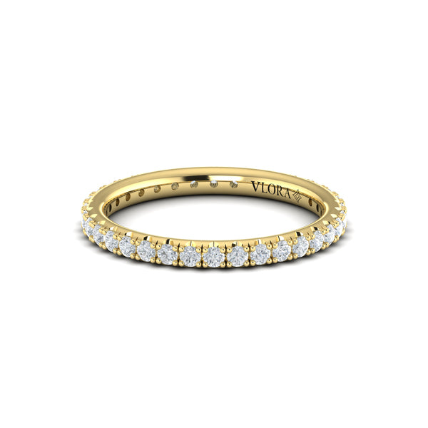 Slim Pave Eternity Ring