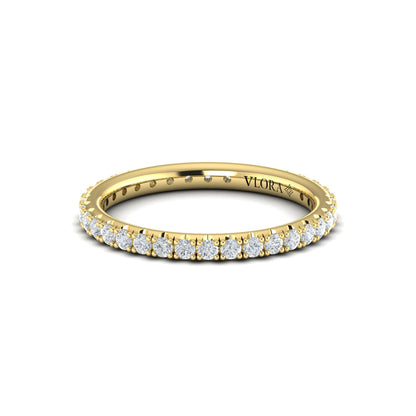 Slim Pave Eternity Ring