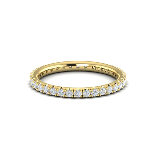 Slim Pave Eternity Ring