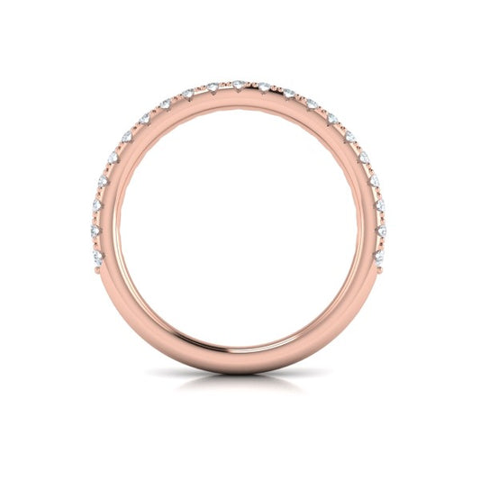 Matching Band for Timeless Halo Split Shank Oval Engagement Ring