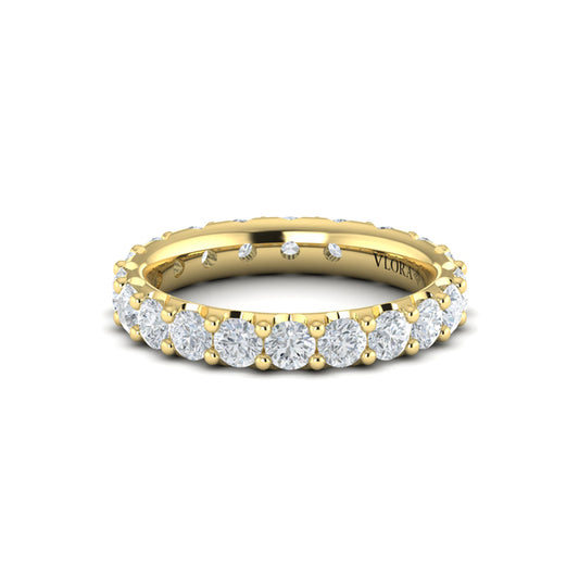 Dramatic Pave Eternity Ring