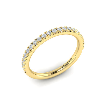 Matching Band for Emerald Cut Diamond Engagement Ring with Marquise Side Diamonds