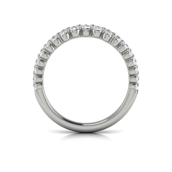 Contour Bands Wedding Band in Platinum by Vlora Bridal