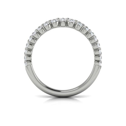 Contour Bands Wedding Band in Platinum by Vlora Bridal