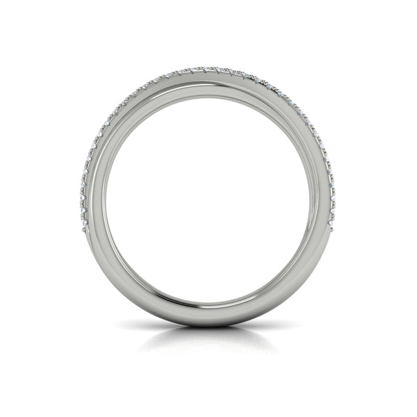 Stackable Bands Wedding Band in Platinum by Vlora Bridal