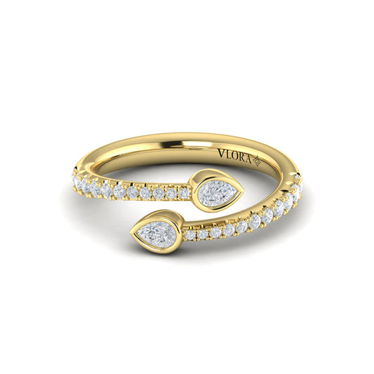 Diamond Double Wrap Ring