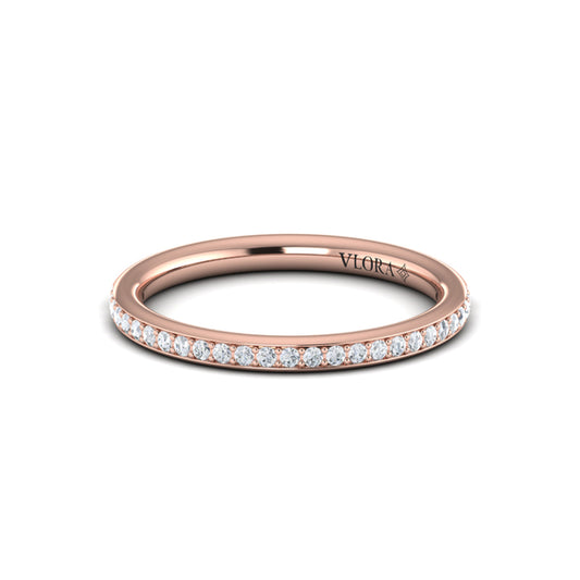 Channel Set Diamond Band