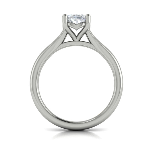Graceful Solitaire Engagement Ring