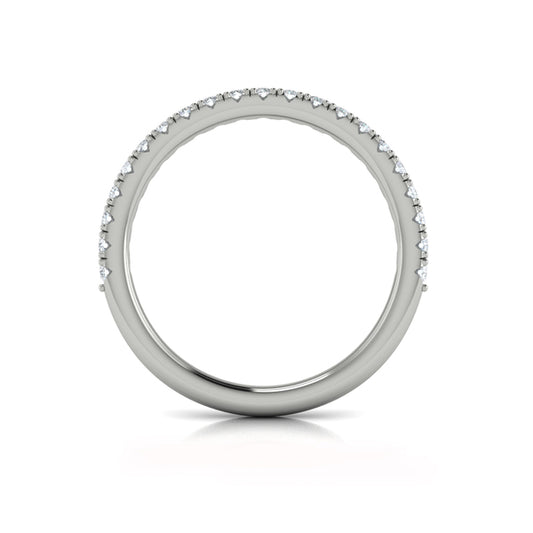 Matching Band for Graceful Halo Oval Engagement Ring