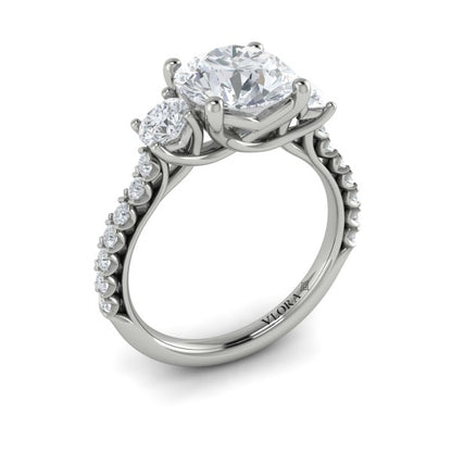 Classic Trio Three Stone Engagement Ring