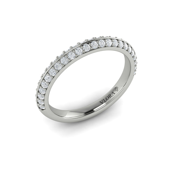 Matching Bands Wedding Band in Platinum by Vlora Bridal