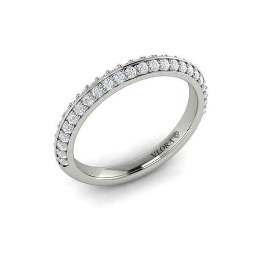Matching Bands Wedding Band in Platinum by Vlora Bridal