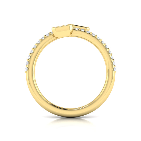 Diamond Baguette Wrap Ring