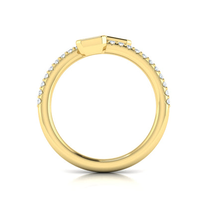 Diamond Baguette Wrap Ring