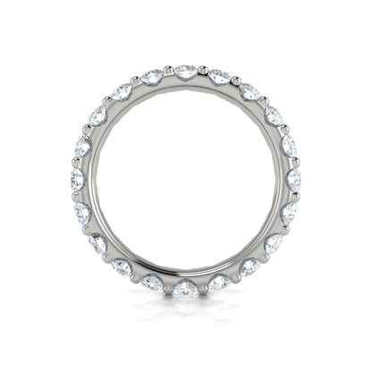 Dramatic Pave Eternity Ring