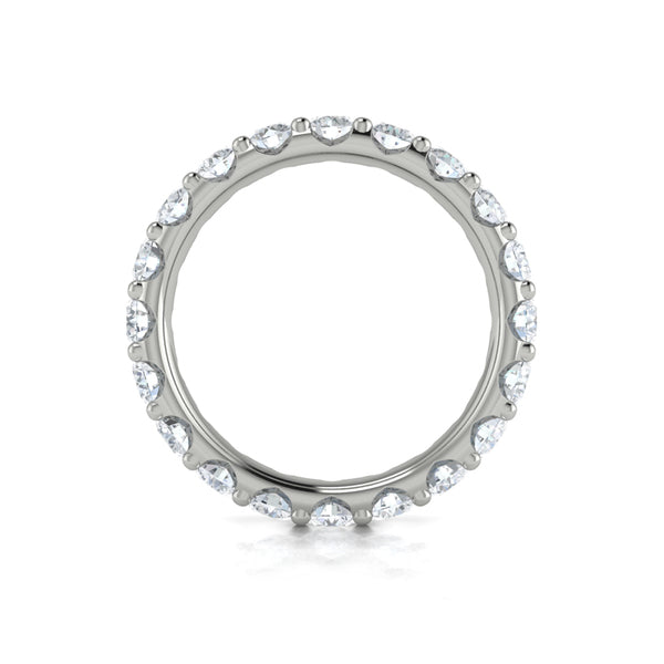 Eternity Bands Wedding Band in Platinum by Vlora Bridal