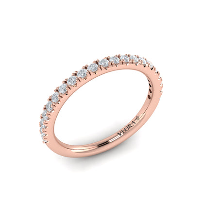 Matching Band for Contoured Bezel Diamond Engagement Ring