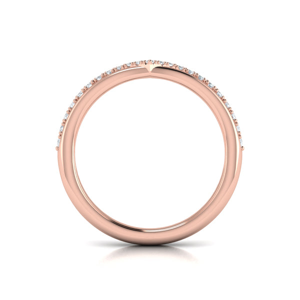 Double Chevron Contoured Band