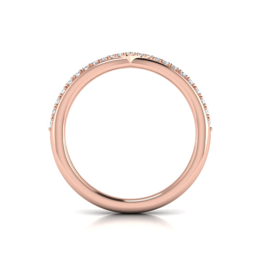 Double Chevron Contoured Band